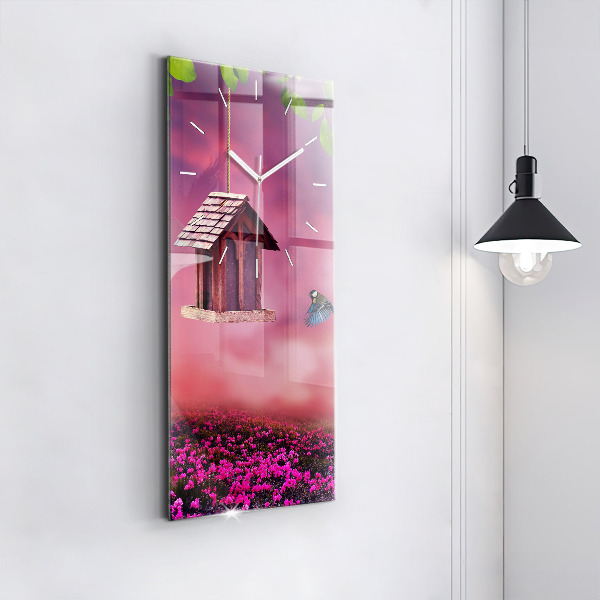 Téglalap alakú üvegóra Madárház