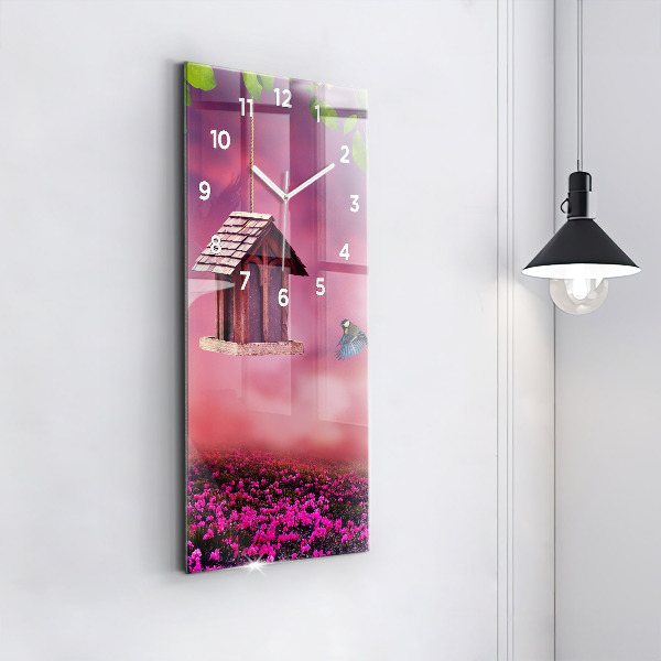 Téglalap alakú üvegóra Madárház