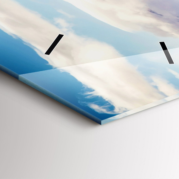 Téglalap alakú üvegóra Kilátás a tóra