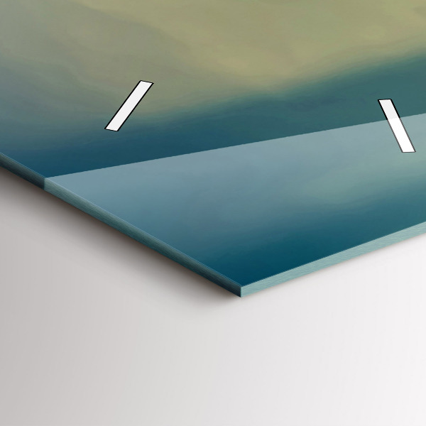 Téglalap alakú üvegóra Világítótorony a vízen