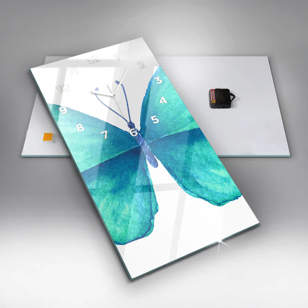 Téglalap alakú üvegóra Türkiz nyári pillangó