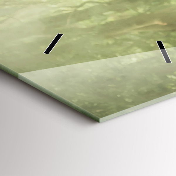 Téglalap alakú üvegóra Elefántot vezető gyerekek