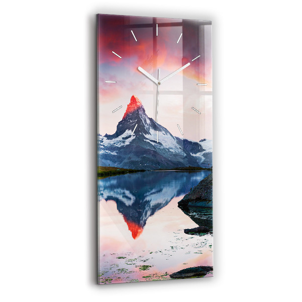 Téglalap alakú üvegóra Stellisee Matterhorn-tó