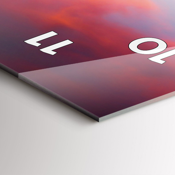 Téglalap alakú üvegóra Stellisee Matterhorn-tó