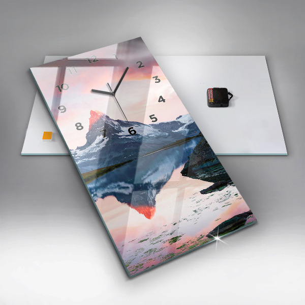 Téglalap alakú üvegóra Stellisee Matterhorn-tó