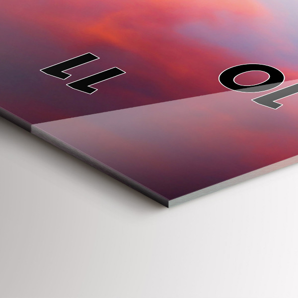 Téglalap alakú üvegóra Stellisee Matterhorn-tó