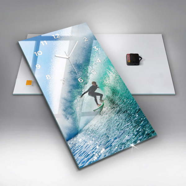 Téglalap alakú üvegóra Szörfözés Hawaii-on