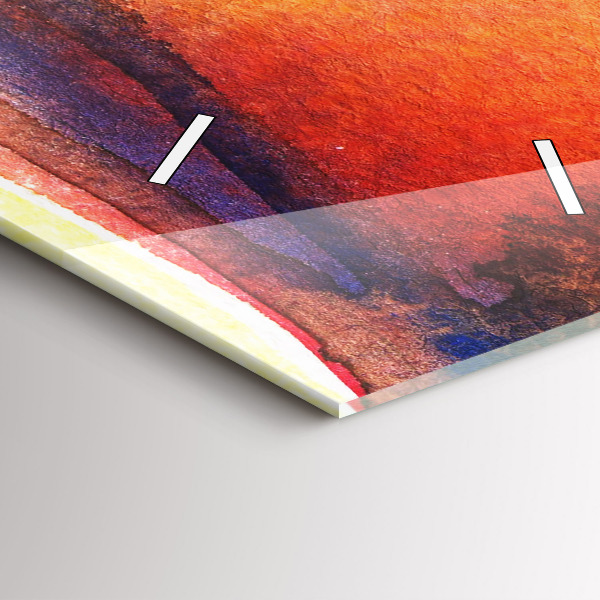 Téglalap alakú üvegóra Nő kalapban