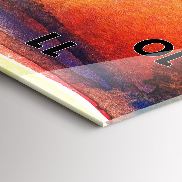 Téglalap alakú üvegóra Nő kalapban