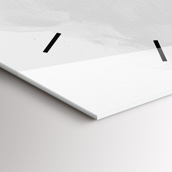 Téglalap alakú üvegóra Gitár grafika