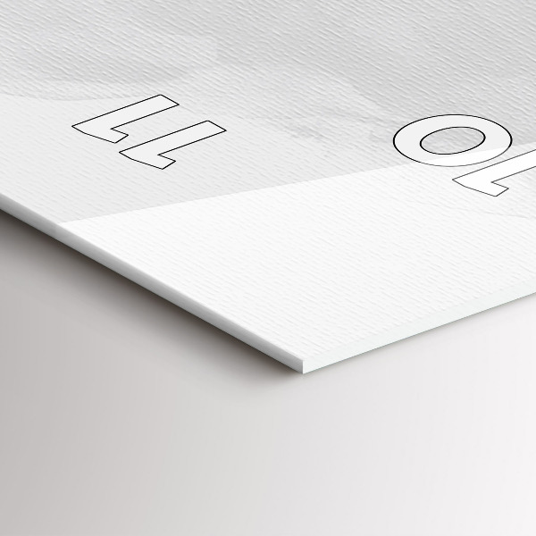 Téglalap alakú üvegóra Gitár grafika