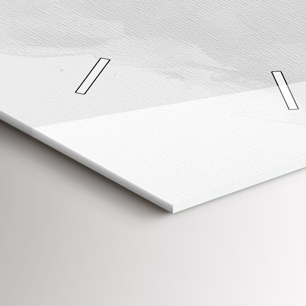 Téglalap alakú üvegóra Gitár grafika