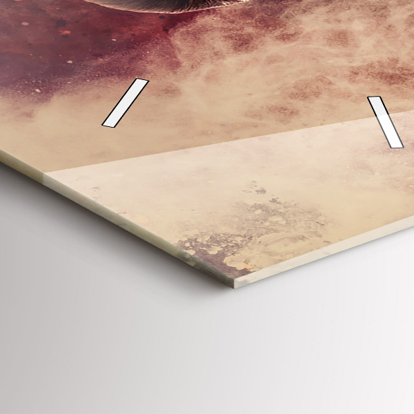 Téglalap alakú üvegóra Nő és a kerékpár