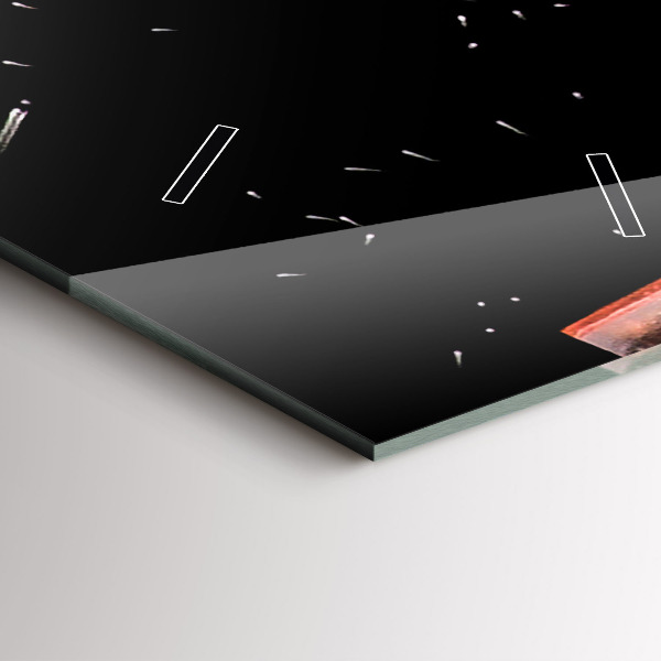 Téglalap alakú üvegóra Igyál jéggel