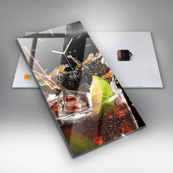 Téglalap alakú üvegóra Igyál jéggel