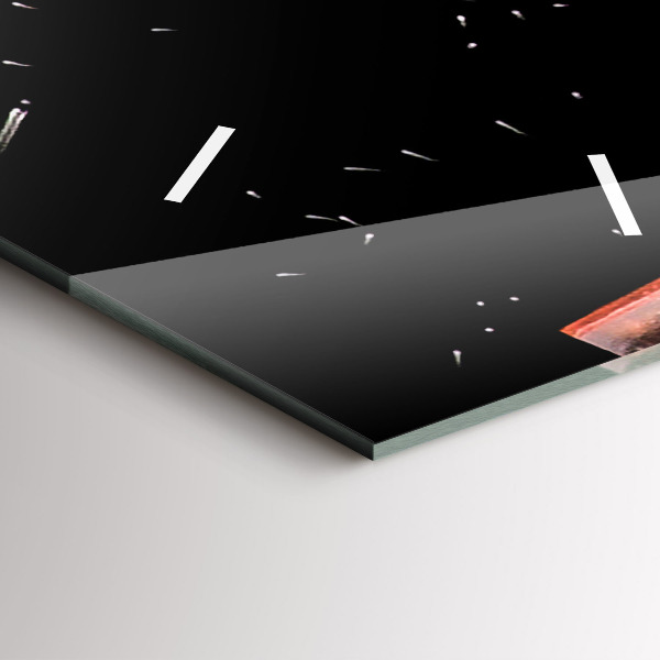 Téglalap alakú üvegóra Igyál jéggel