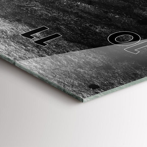 Téglalap alakú üvegóra Nő kalapban