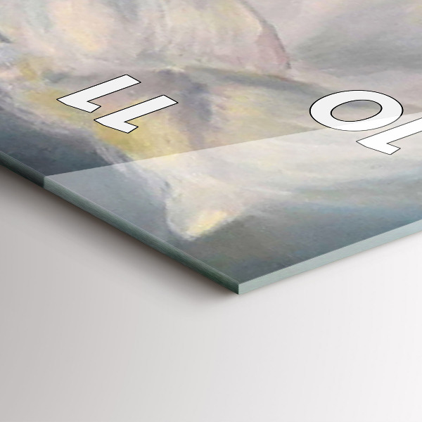 Téglalap alakú üvegóra Gyönyörű nő egy lóval