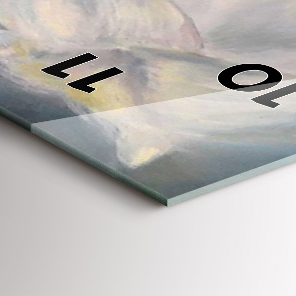 Téglalap alakú üvegóra Gyönyörű nő egy lóval