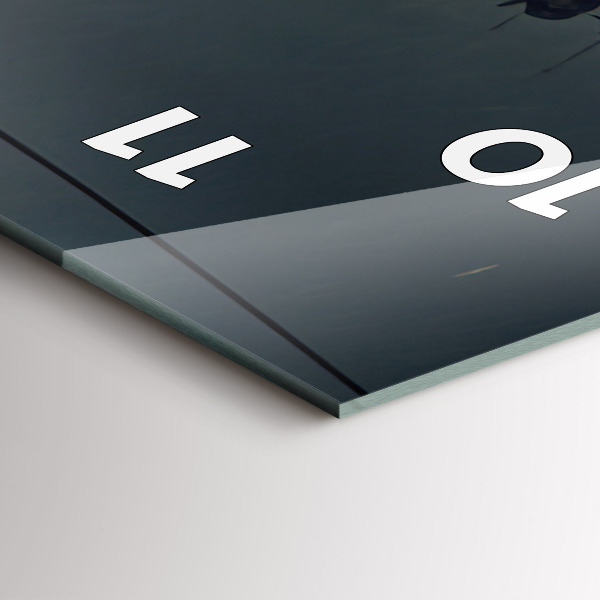 Téglalap alakú üvegóra Apokaliptikus épület