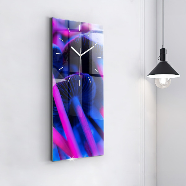 Téglalap alakú üvegóra Varázslatos színes gombák