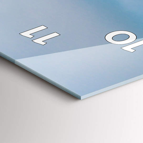 Téglalap alakú üvegóra Zsiráf feje az ég felé