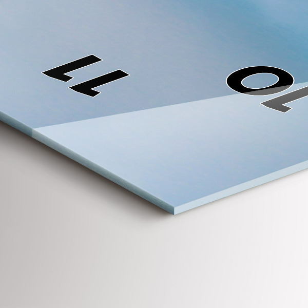 Téglalap alakú üvegóra Zsiráf feje az ég felé