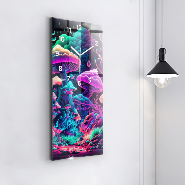 Téglalap alakú üvegóra Neon gomba