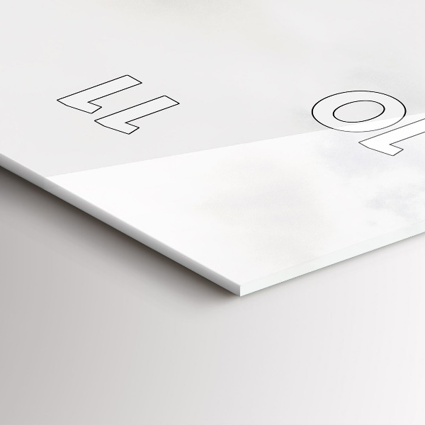 Téglalap alakú üvegóra Kilátás a hegyekre