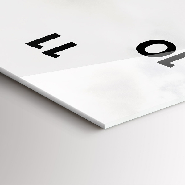 Téglalap alakú üvegóra Kilátás a hegyekre