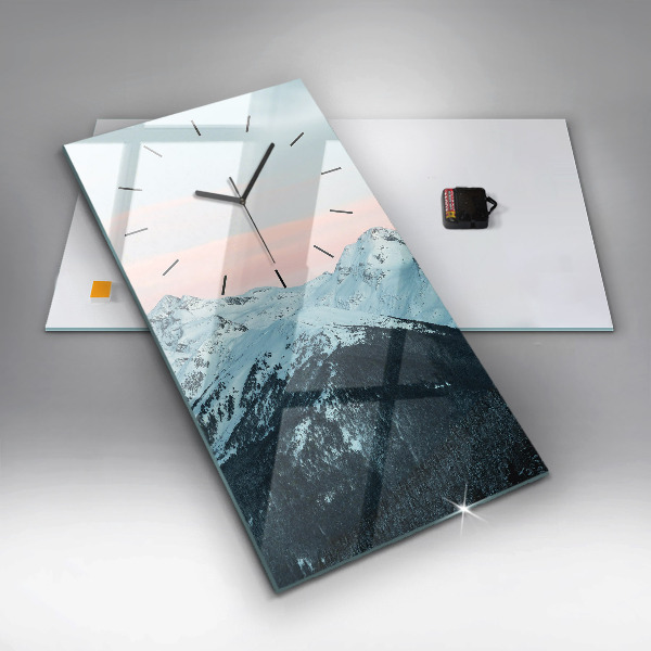 Téglalap alakú üvegóra Hegyvidék télen