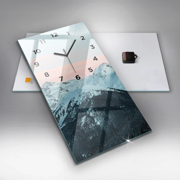 Téglalap alakú üvegóra Hegyvidék télen