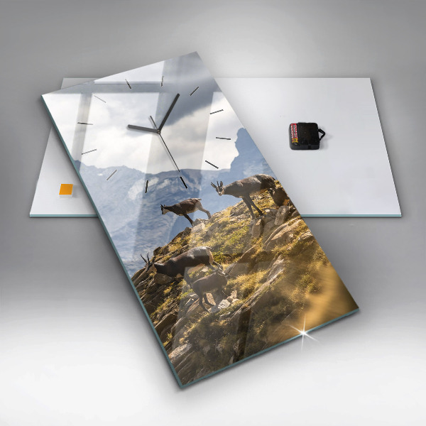 Téglalap alakú üvegóra Kecske az Aosta-völgyben