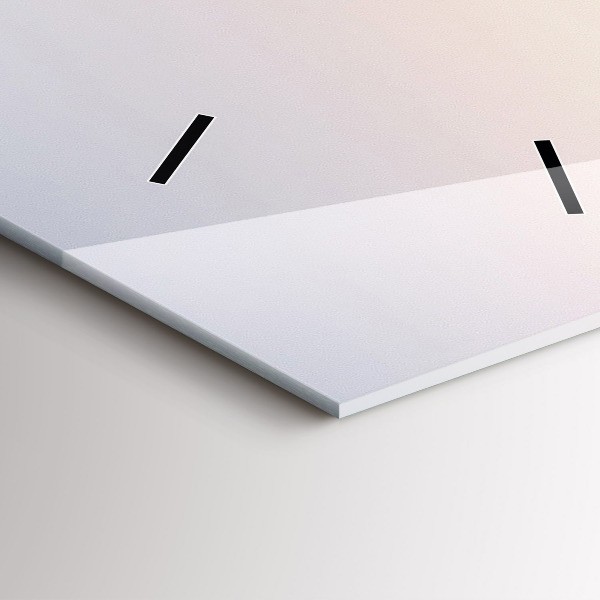 Téglalap alakú üvegóra Varsói panoráma