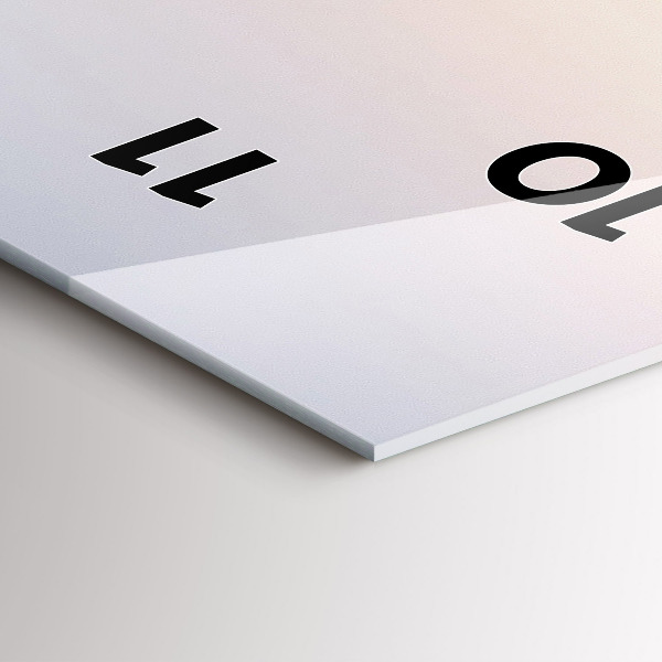 Téglalap alakú üvegóra Varsói panoráma