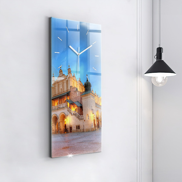 Téglalap alakú üvegóra Fő piactér Krakkóban