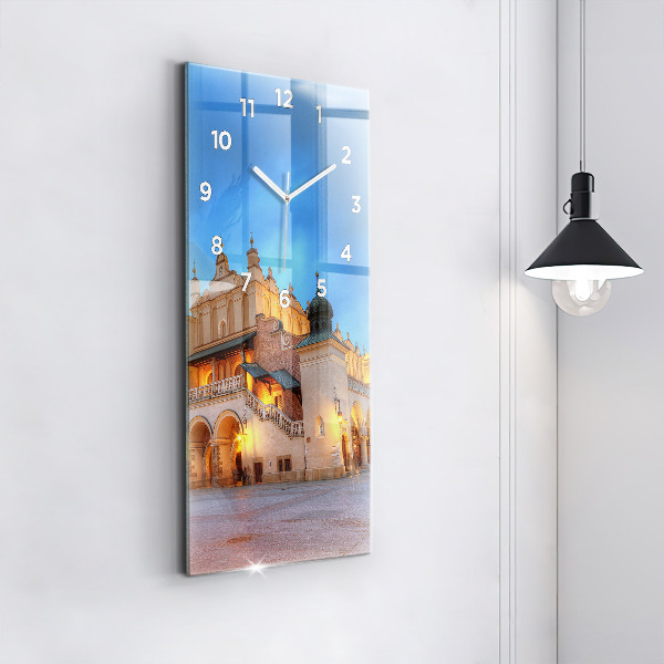 Téglalap alakú üvegóra Fő piactér Krakkóban