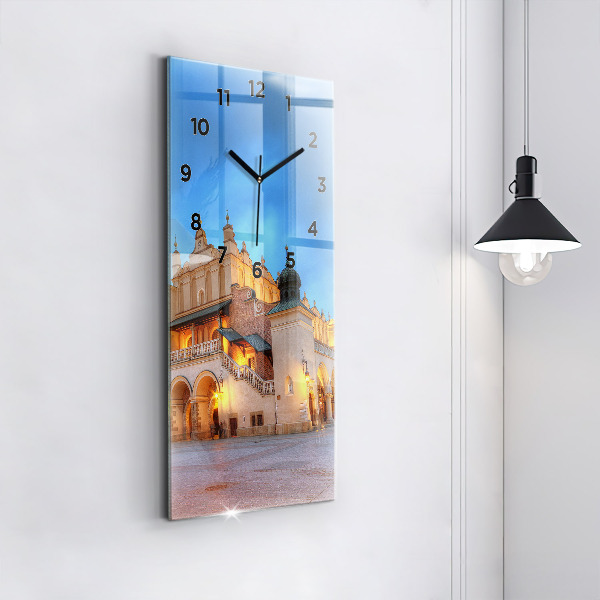 Téglalap alakú üvegóra Fő piactér Krakkóban