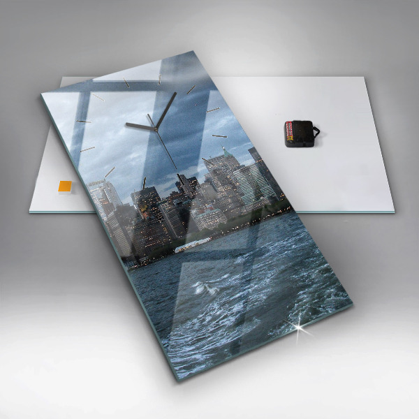 Téglalap alakú üvegóra New York-i panoráma