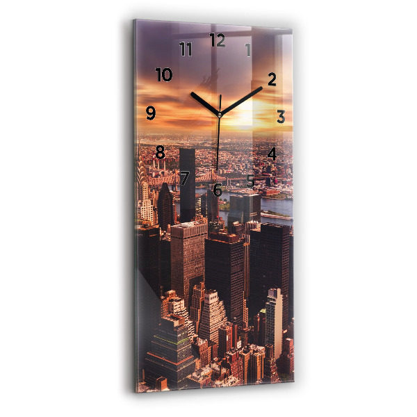 Téglalap alakú üvegóra Panoráma a város nyugati felére