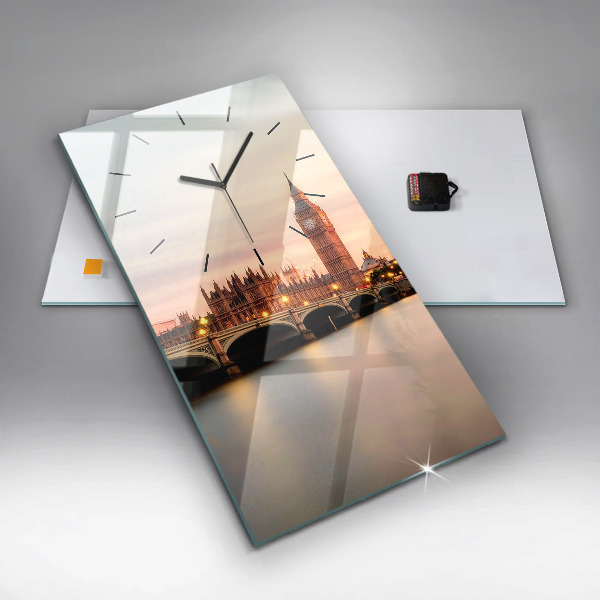 Téglalap alakú üvegóra Big Ben London panoráma