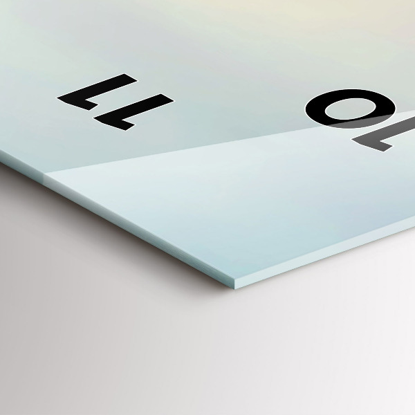 Téglalap alakú üvegóra Big Ben London panoráma