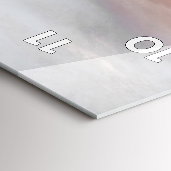 Téglalap alakú üvegóra Városok naplementekor