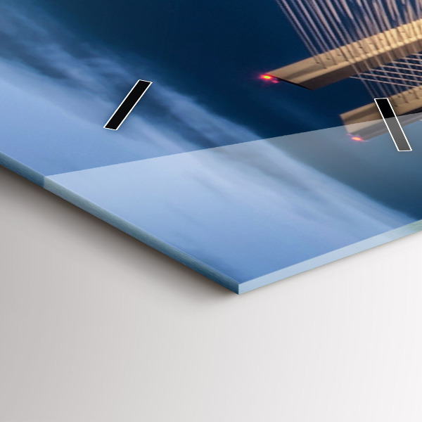 Téglalap alakú üvegóra Rędziński híd Wrocław