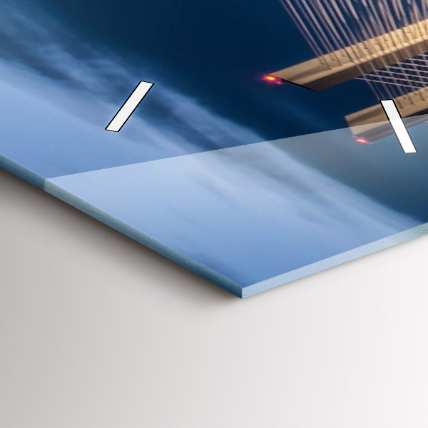 Téglalap alakú üvegóra Rędziński híd Wrocław