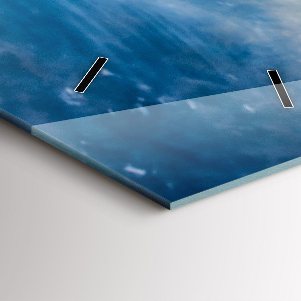 Téglalap alakú üvegóra Napkelte Balti-tenger