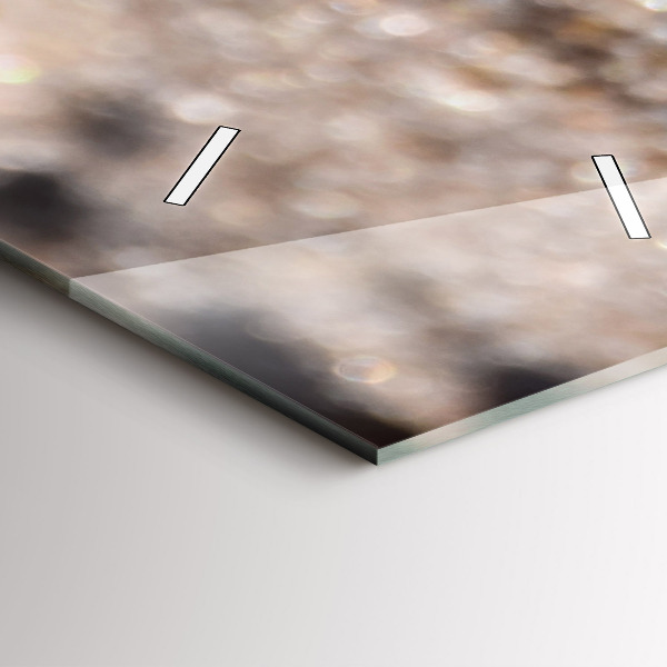 Téglalap alakú üvegóra Tengeri kagylók a tengerparton