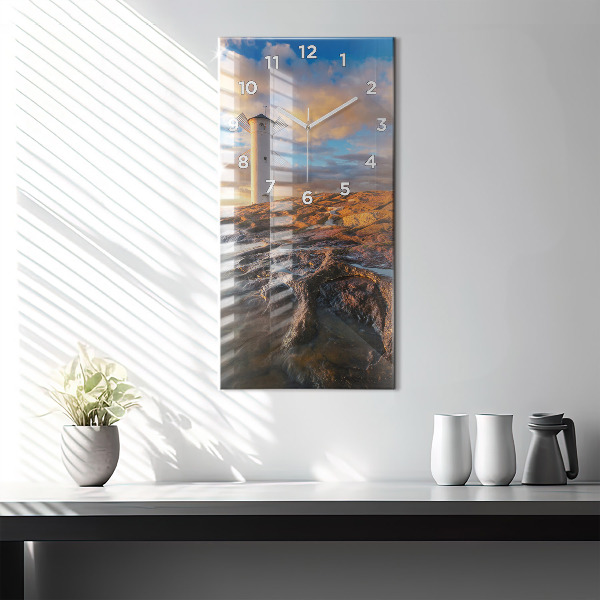 Téglalap alakú üvegóra A világítótorony és a Balti-tenger