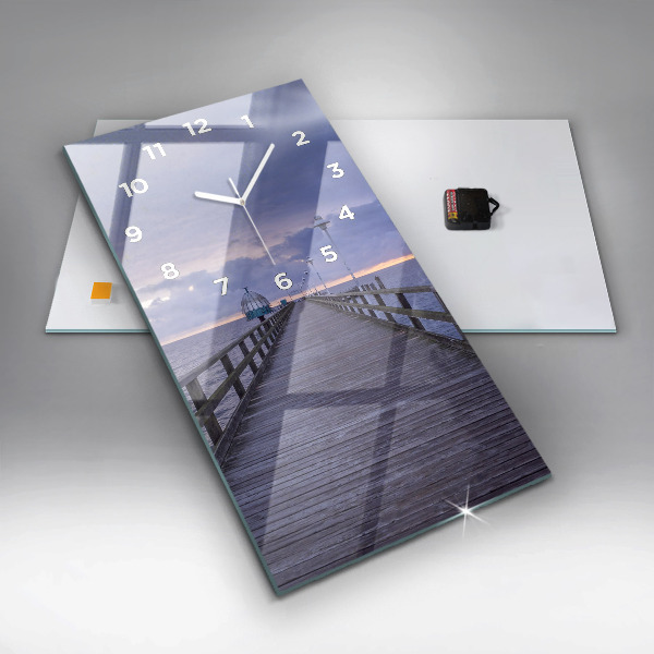 Téglalap alakú üvegóra Móló a Balti-tengeren