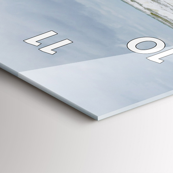 Téglalap alakú üvegóra Egy pillanat egy könyvvel